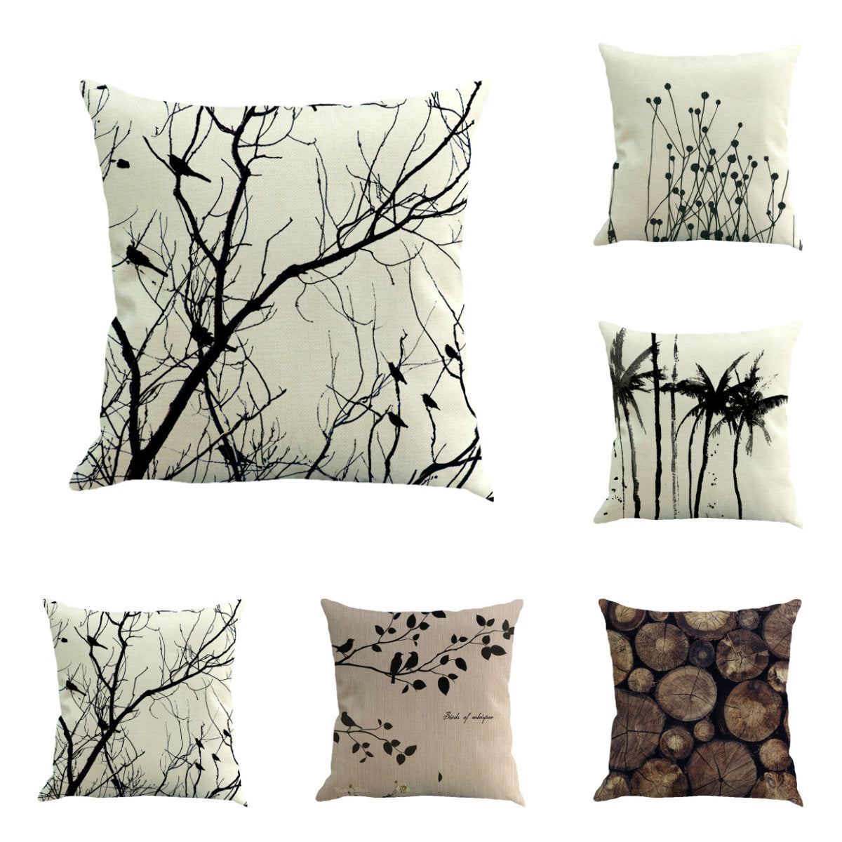 Car Sofa Cushion with Pillowcase Set