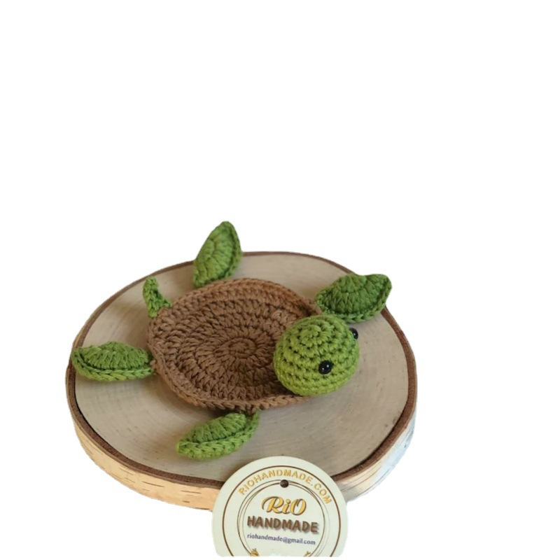 2024 Handmade Cute Turtle and Sheep Coasters
