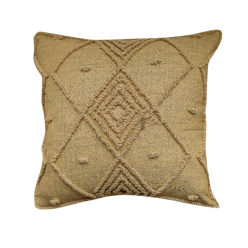 Geometric Loop Velvet Cushion for Room Decor