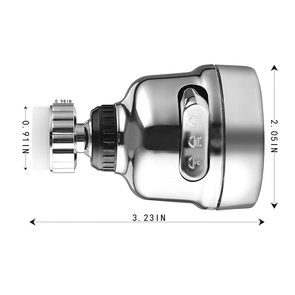 Water-Saving Faucet Showerhead with Filter Nozzle