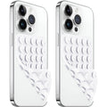 AZXYI 2 Pack Silicone Suction Cup Phone Case Mount Double Sided Non Slip Phone Accessories for Cellphone Hands-Free Strong Grip Silicon Phone Holder for Selfies and Videos (White)