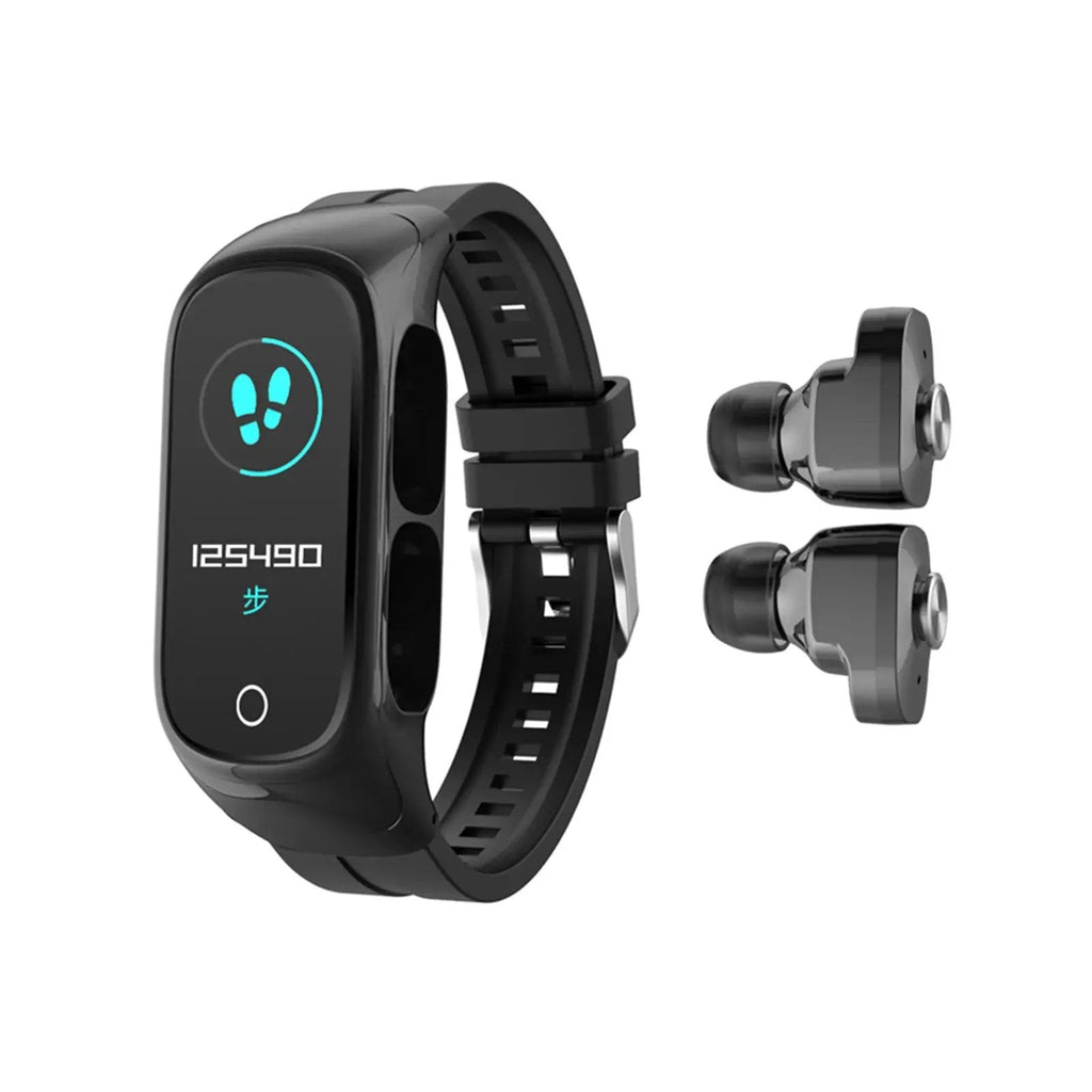 2-in-1 Smart Watch & Wireless Earbuds Combo