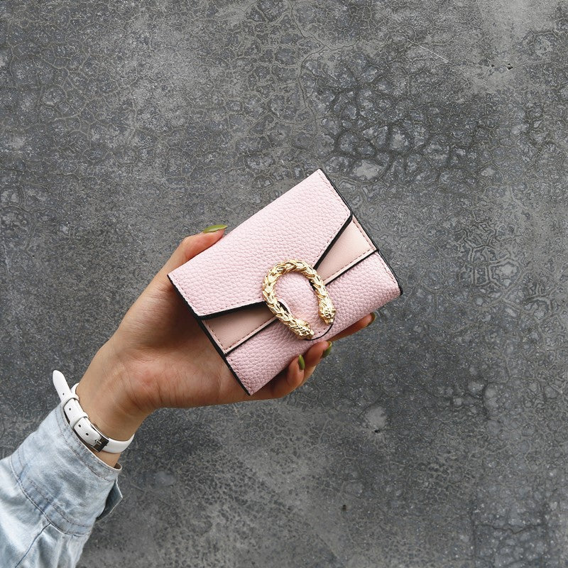 Short Stitching Leather Bag