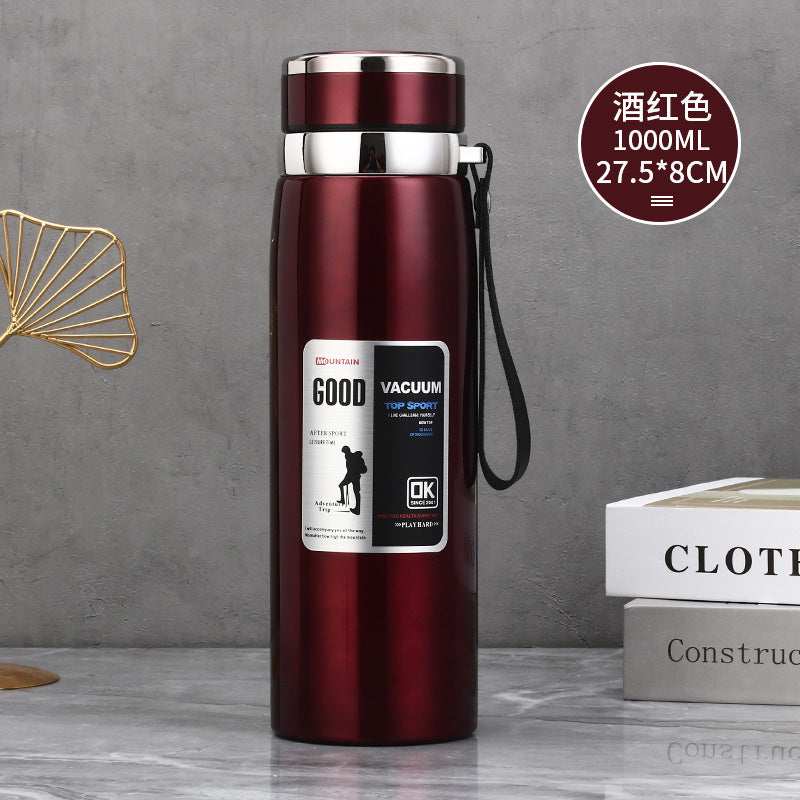 Stainless Steel Insulated Tea Cup 1000ml for Outdoors
