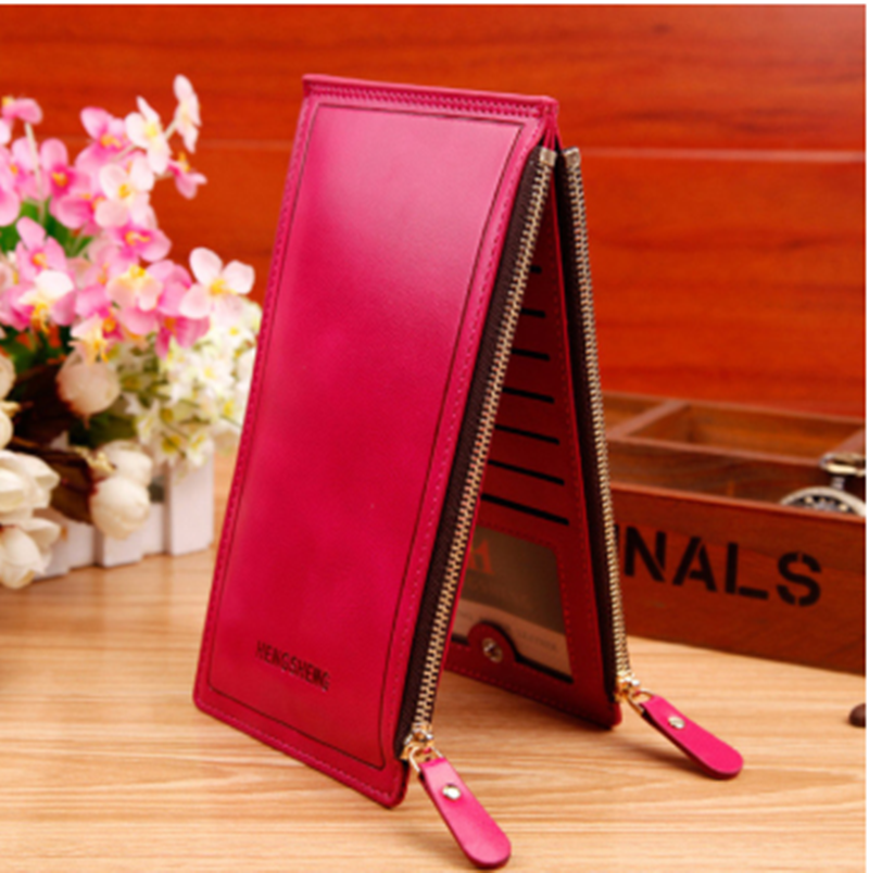 Ultra-thin Multi-Clip Wallet for Women