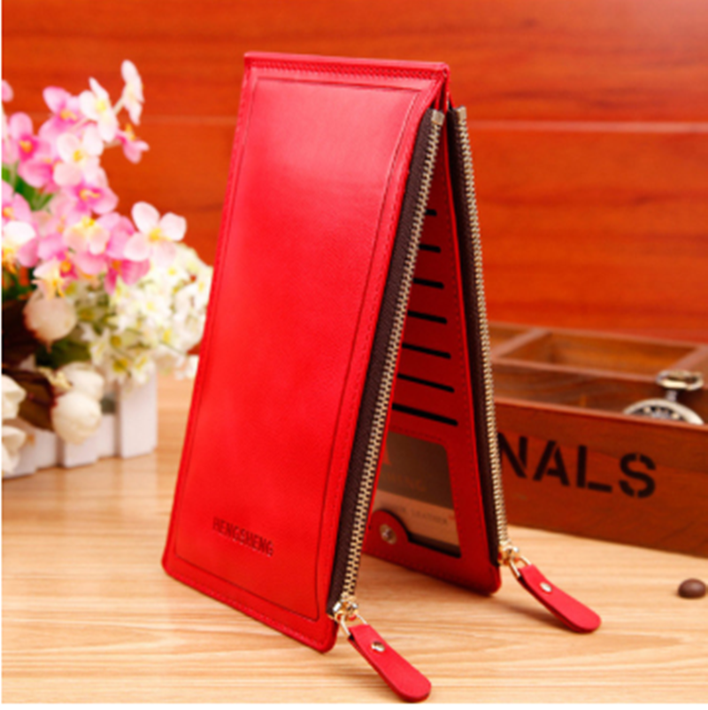 Ultra-thin Multi-Clip Wallet for Women
