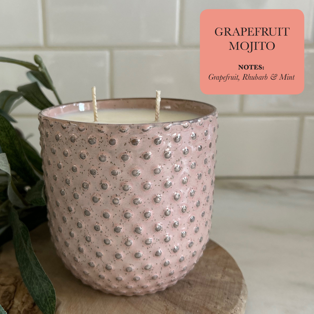 Dusty Pink Soy Candle