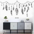 Removable Feather Wall Stickers for Kids' Room Decor