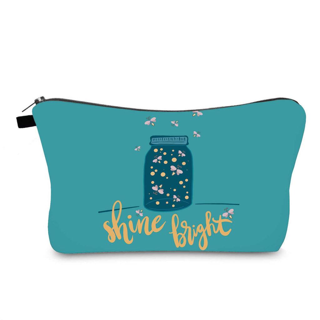 Firefly Print Waterproof Makeup Bag for Women