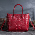 2020 New Women's Vintage Crocodile Leather Tote Bag