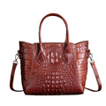 Women's Vintage Crocodile Leather Tote Bag
