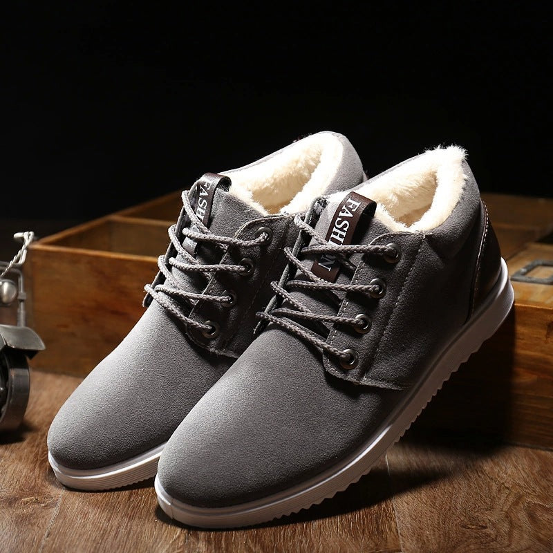 Men's Cotton-Lined Casual Sneakers