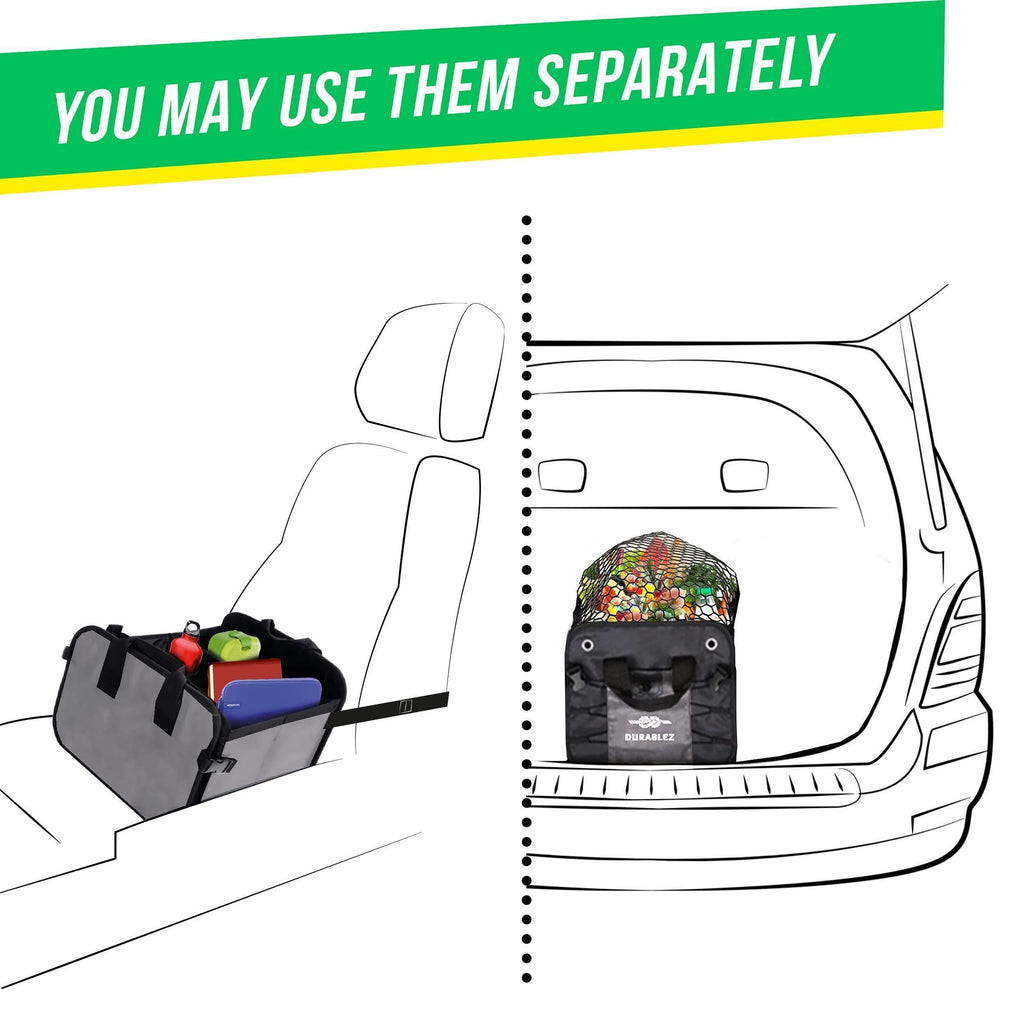 Collapsible Car Trunk Organizer (3-Compartment)