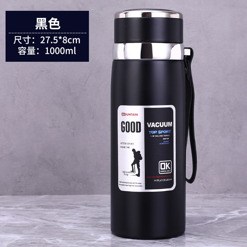 Stainless Steel Insulated Tea Cup 1000ml for Outdoors