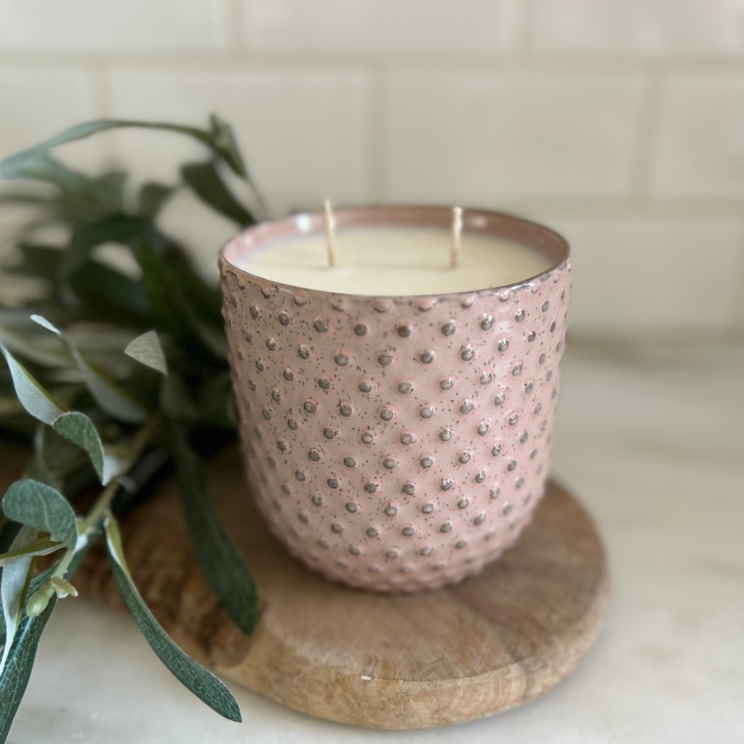 Dusty Pink Soy Candle