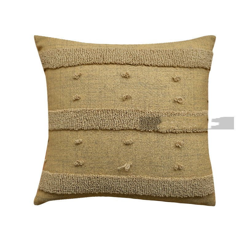 Geometric Loop Velvet Cushion for Room Decor