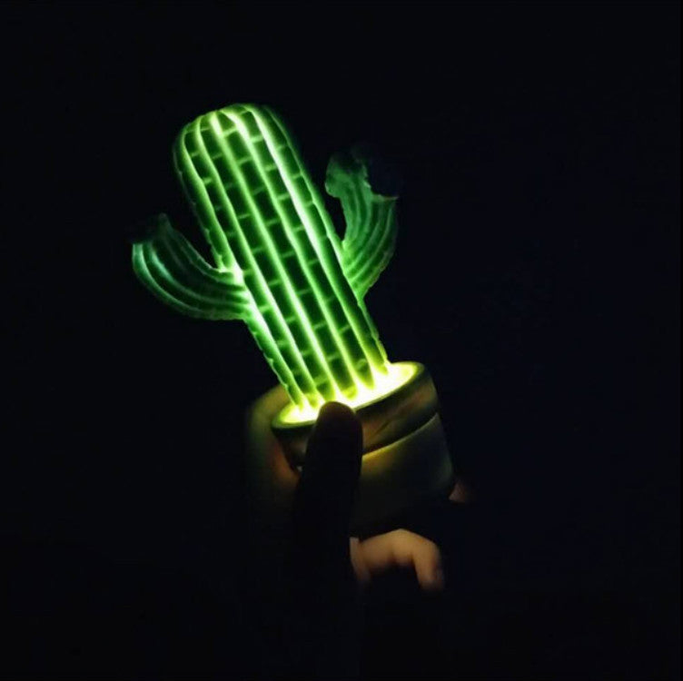 Creative Cactus LED Night Light for Room Decor