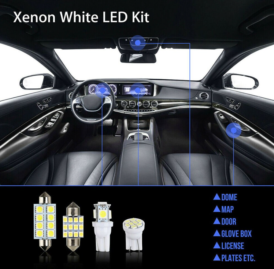 LED Interior Car Light Kit (14-Piece)