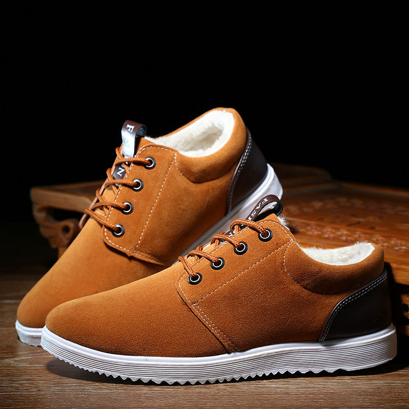 Men's Cotton-Lined Casual Sneakers