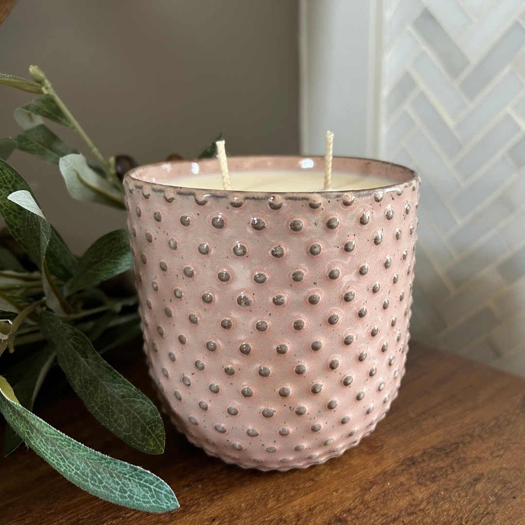 Dusty Pink Soy Candle