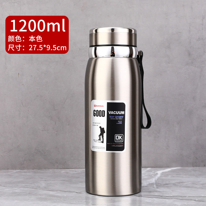 Stainless Steel Insulated Tea Cup 1000ml for Outdoors