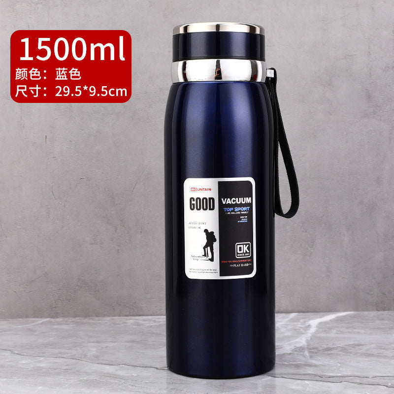 Stainless Steel Insulated Tea Cup 1000ml for Outdoors