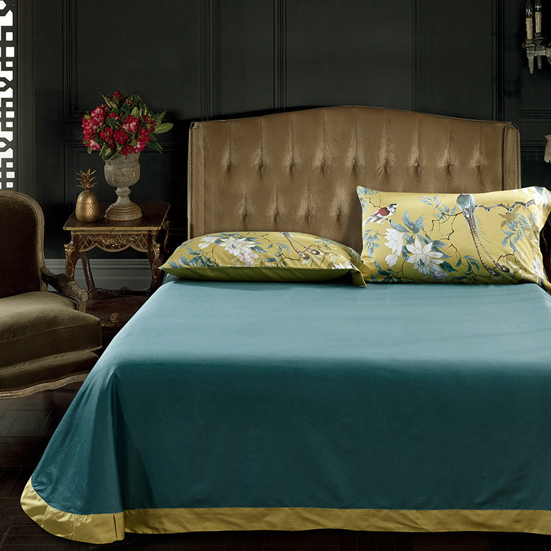 Striped Satin Cotton Bedding Set