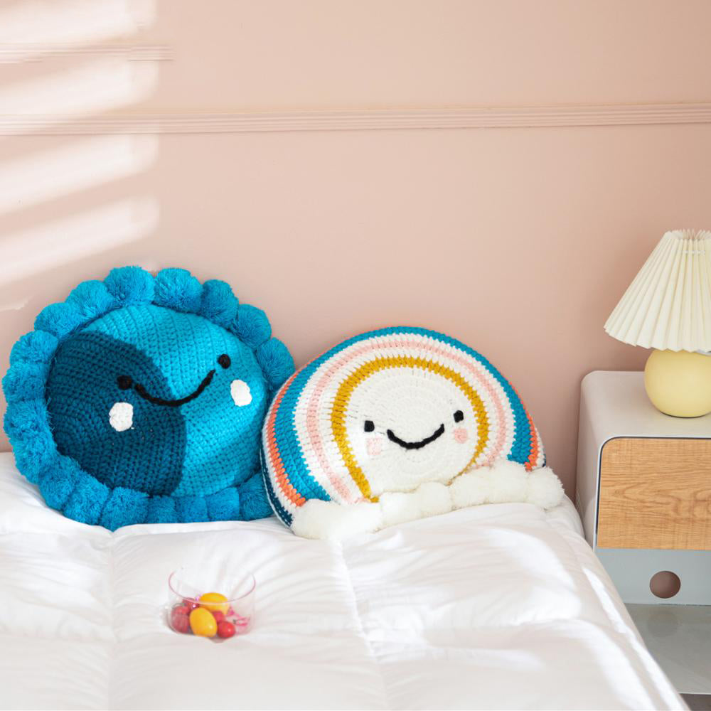 Round Ball Sofa Pillow for Living Room Decor