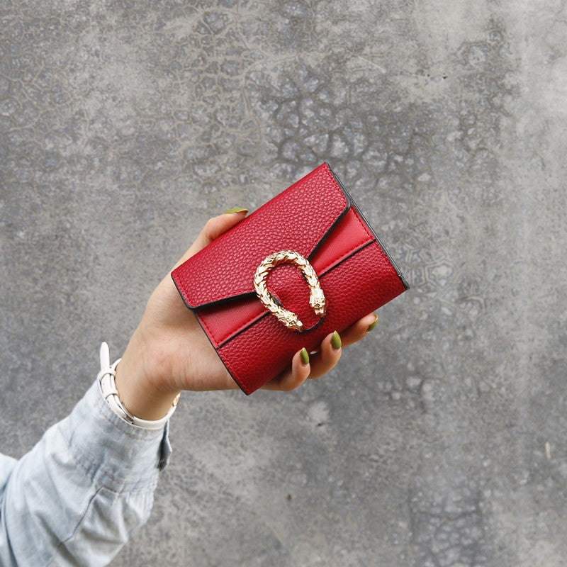 Short Stitching Leather Bag