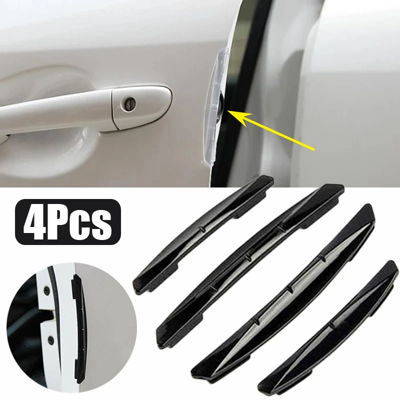 Car Door Edge Guard Strips (4-Pack)