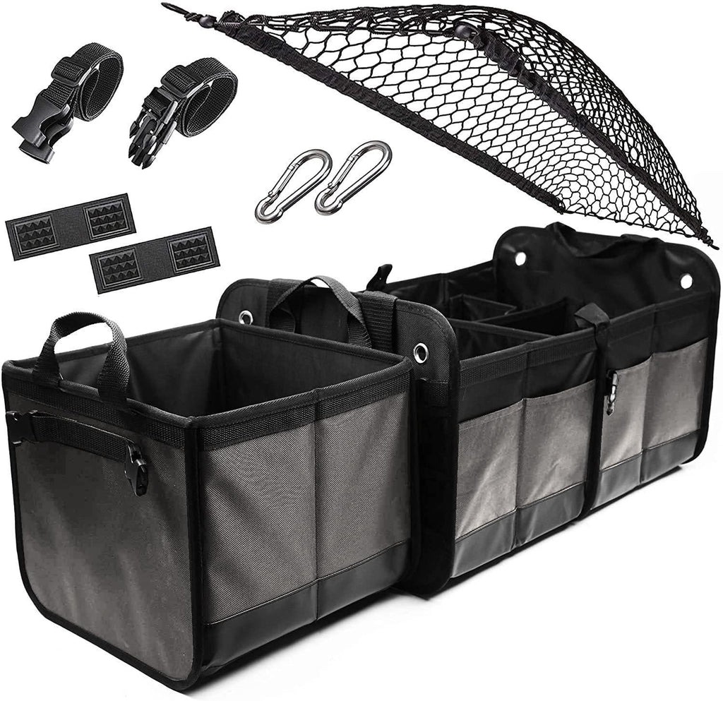 Collapsible Car Trunk Organizer (3-Compartment)