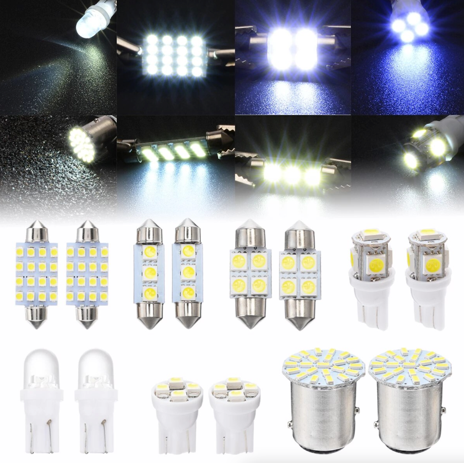 LED Interior Car Light Kit (14-Piece)