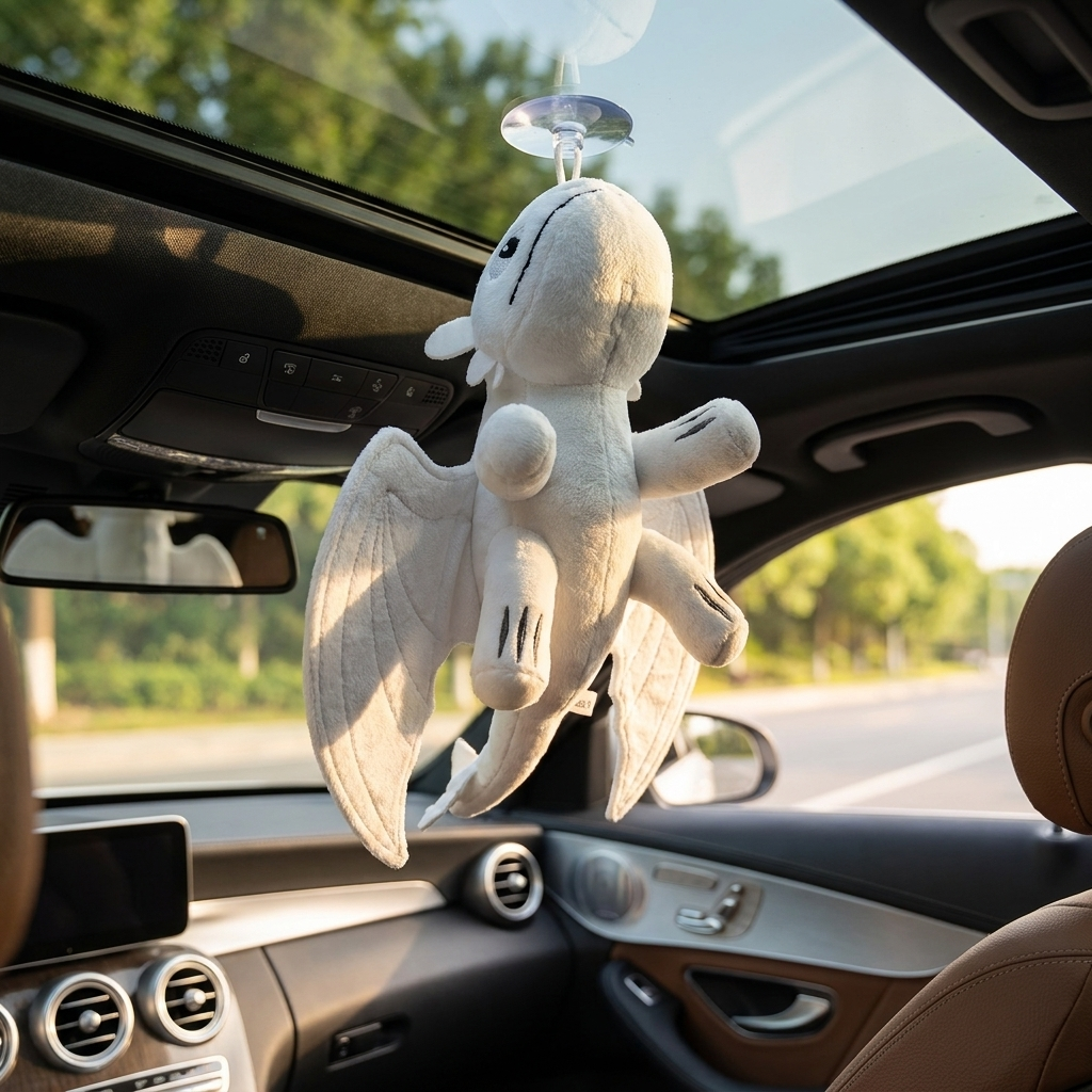Dragon Plush Car Roof Ornament