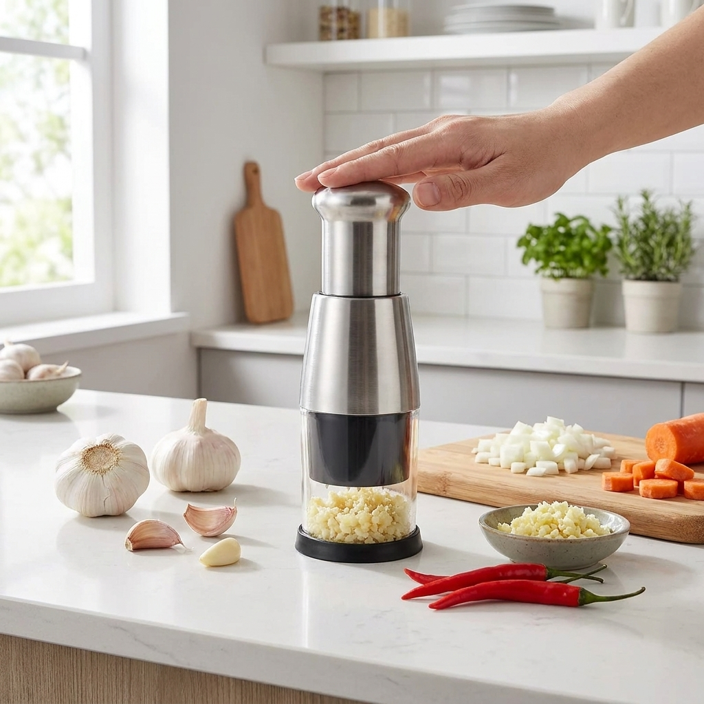 Garlic Crusher & Vegetable Chopper