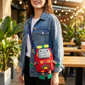 Robot Plush Crossbody Bag for Kids