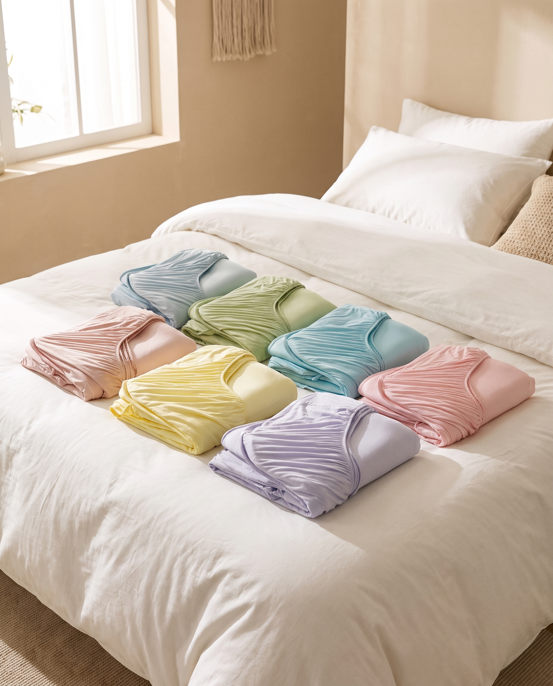 Cooling Soft Summer Mattress Protector - 3-Piece Set