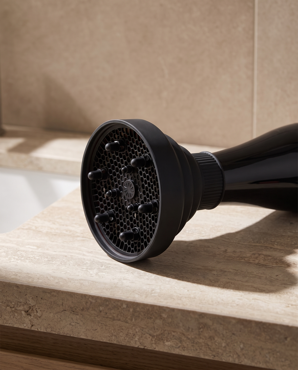 Silicone Folding Diffuser For Hair Drying And Styling