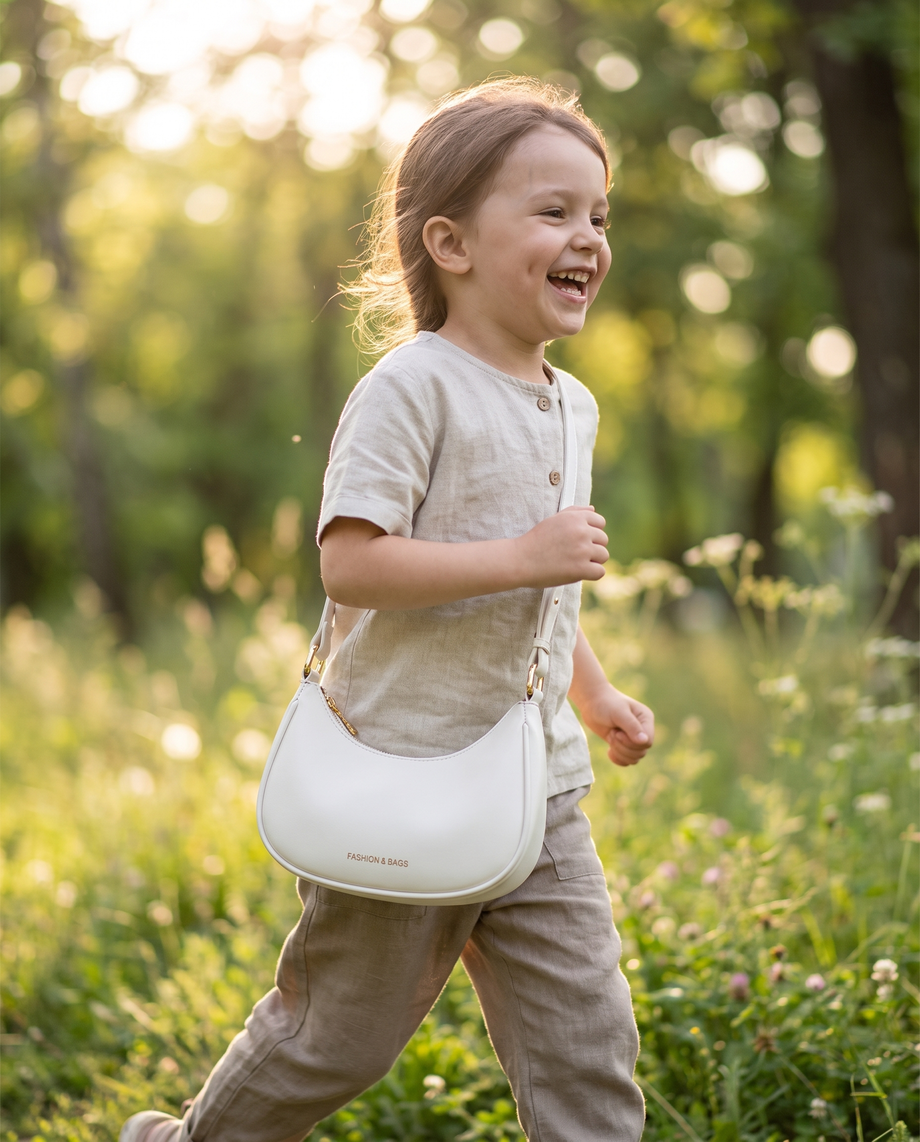 Fluorescent Children's Armpit Bag - Korean & Western Style
