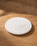 Handmade Braided Fabric Drink Coaster - Super Absorbent