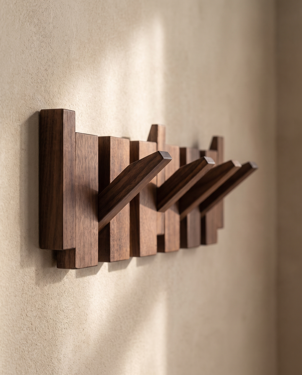 Simplicity Piano Key Wall Coat Rack (One Piece)