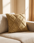 Geometric Loop Velvet Cushion for Room Decor