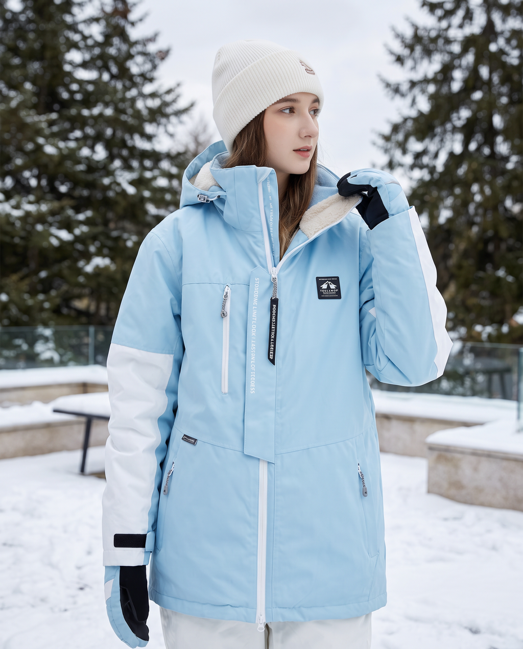 Loose Fleece-lined Hoodie for Women's Fashion