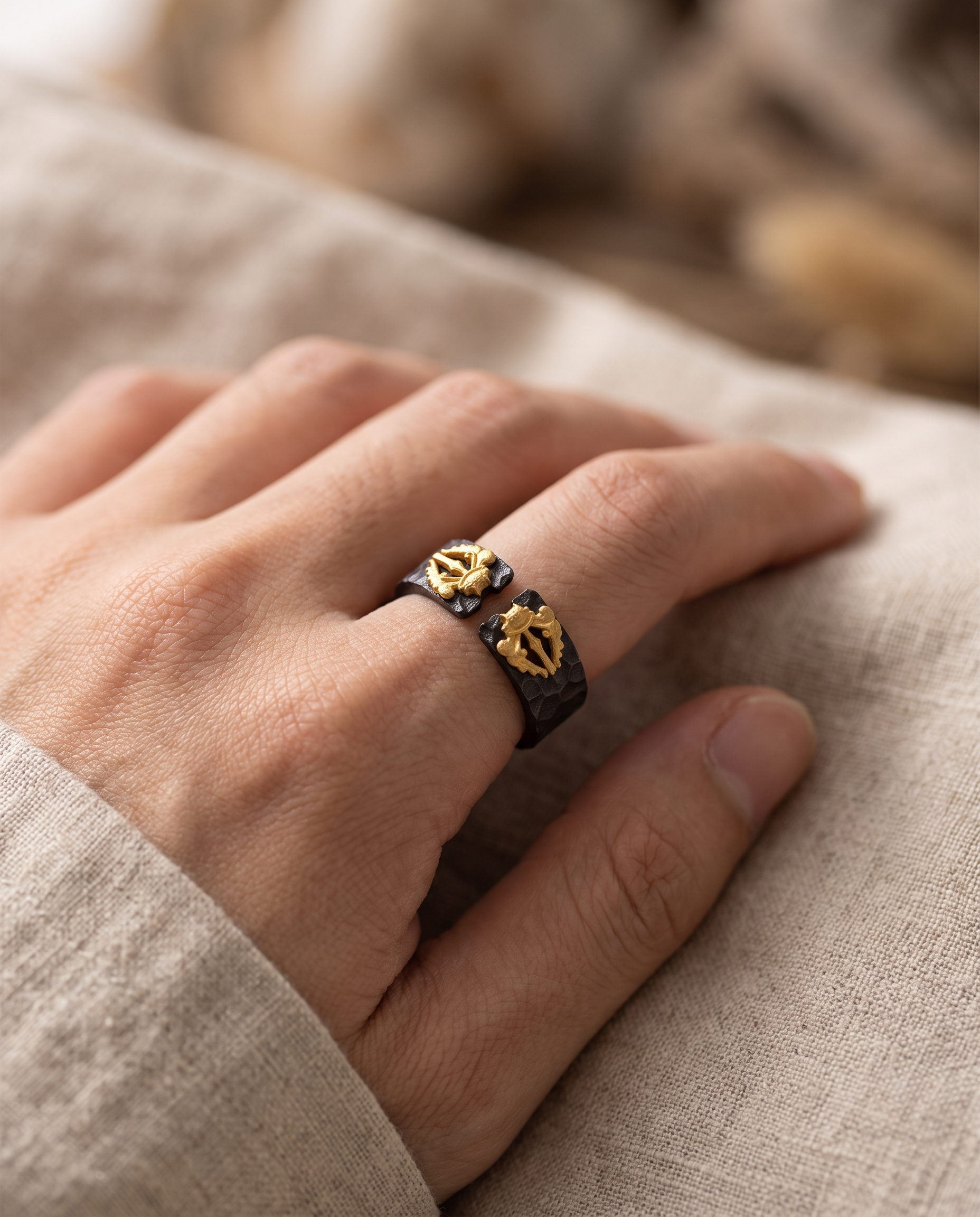 Retro Adjustable Ring for Women's Fashion