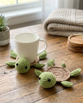 2024 Handmade Cute Turtle and Sheep Coasters